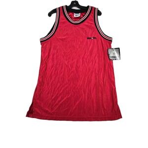 Reebok Above The Rim Vintage Basketball Jersey Red Men's Size XL‎ Deadstock New
